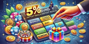 Thưởng nạp 5% chủ nhật hàng tuần